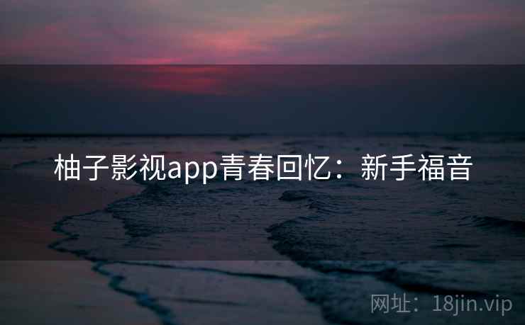 柚子影视app青春回忆：新手福音